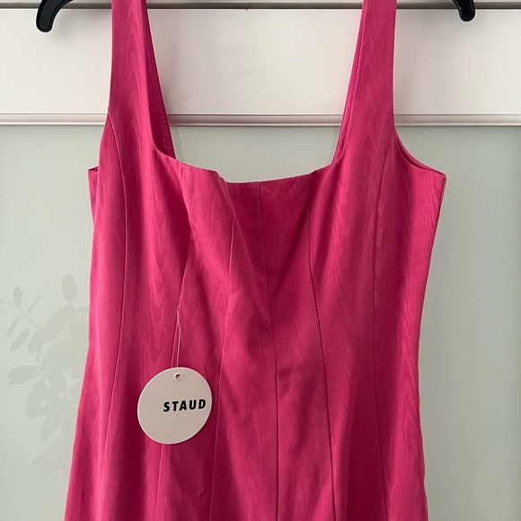 Staud Portrait Moire Maxi Dress - Picture 3 of 5